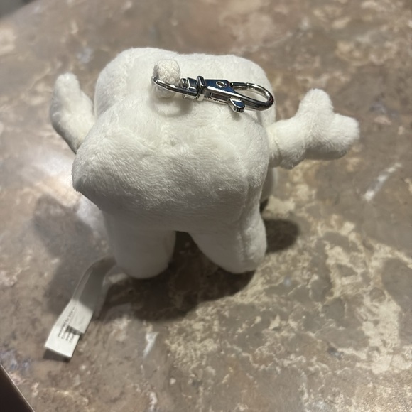 White Tooth Plush Keychain - Picture 2 of 3